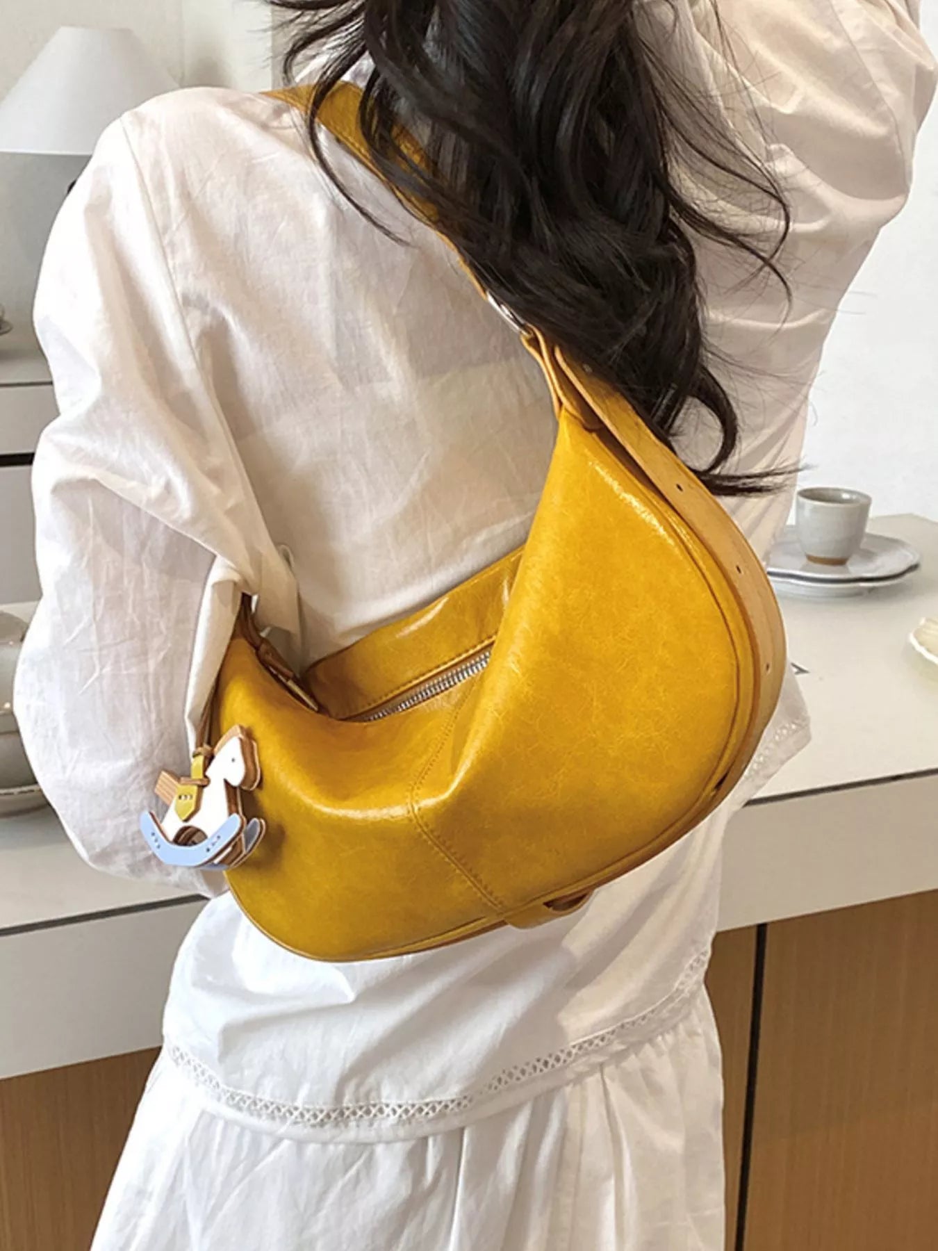 PU Leather Shoulder Bag