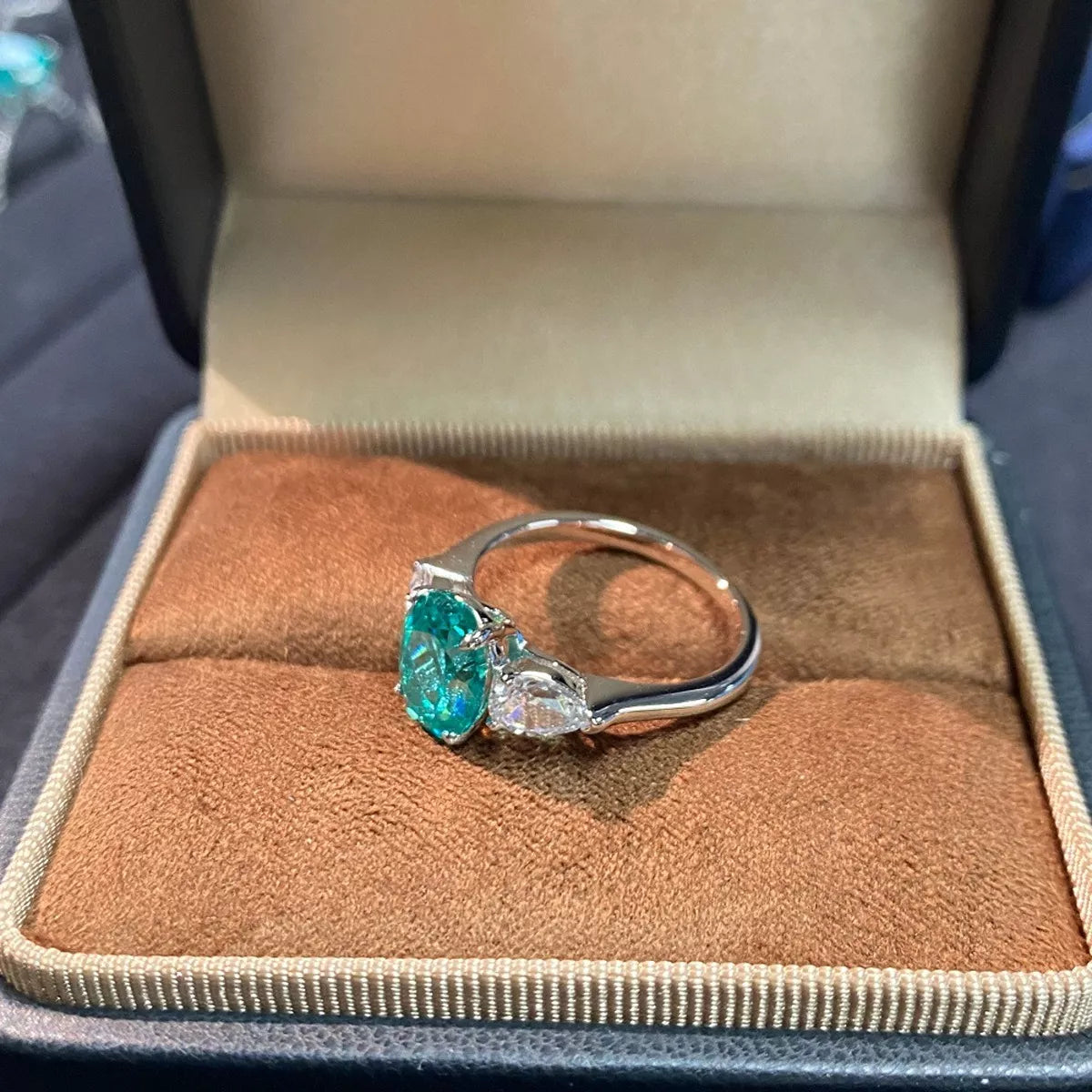 Topaz 925 Sterling Silver Oval Ring