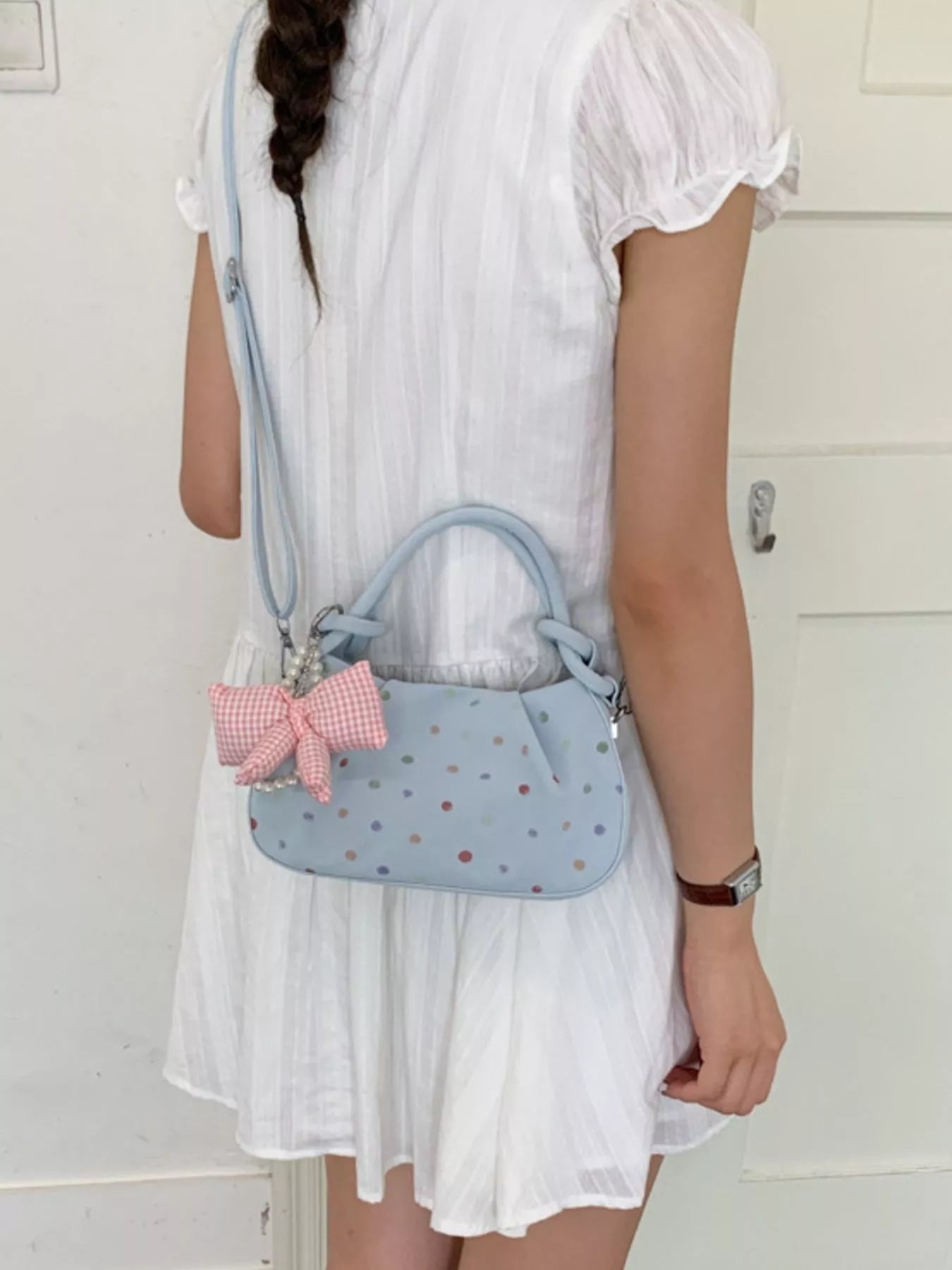 Polka Dot Crossbody Bag