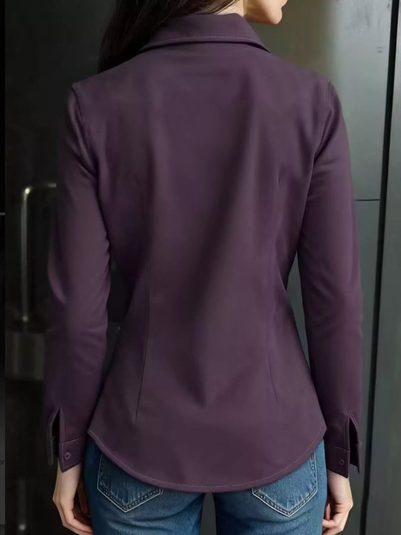 Classic Slim-Fit Long Sleeve Shirt