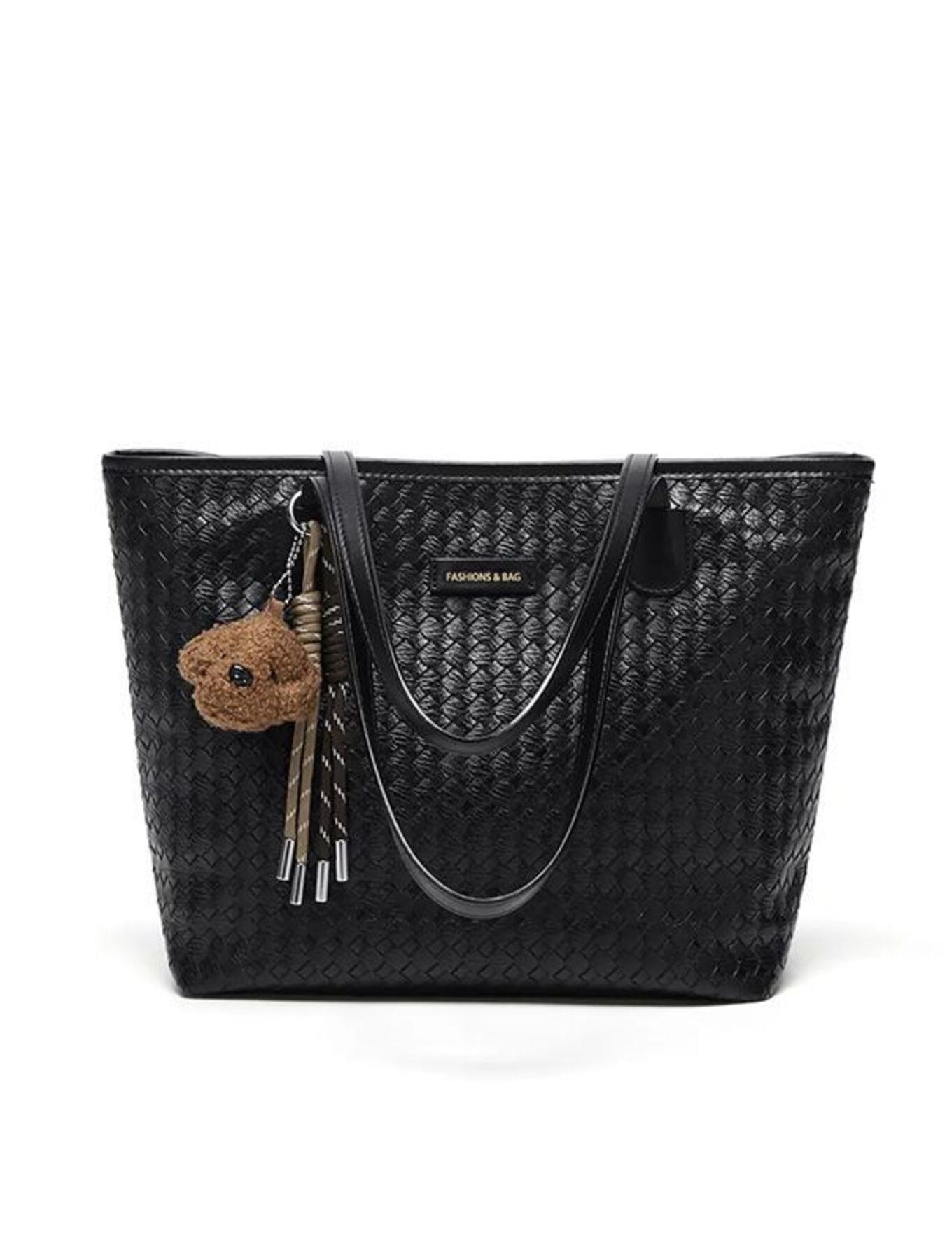 Woven Pattern Large Capacity Tote Bag