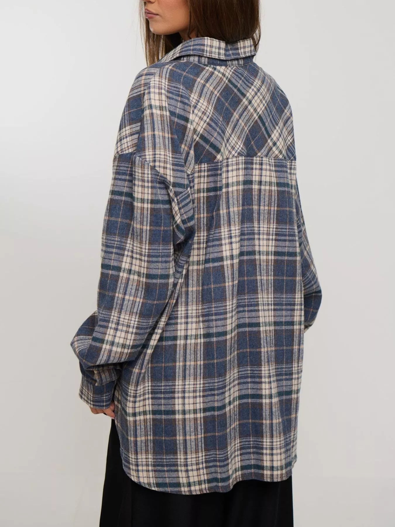 Plaid Button-Down Shirt