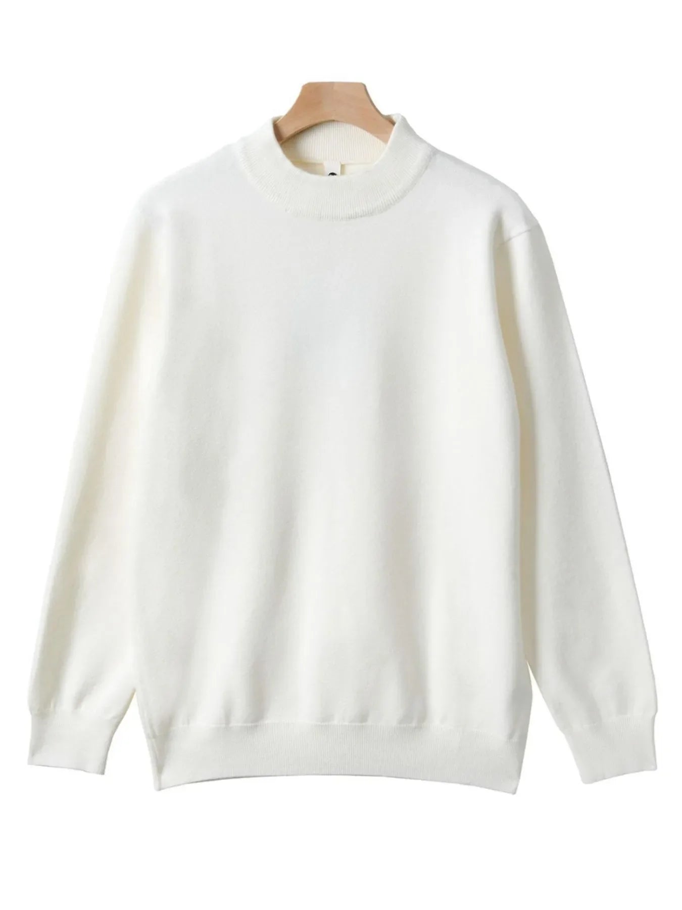 Men's Plus Size Round Neck Long Sleeve Sweater