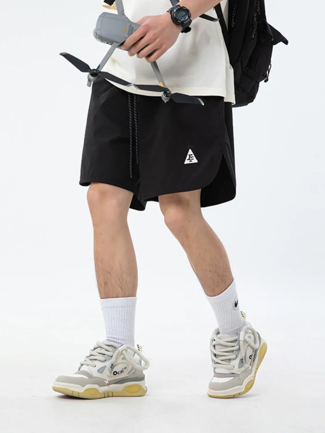 Men's Full Size Drawstring Shorts Plus Size