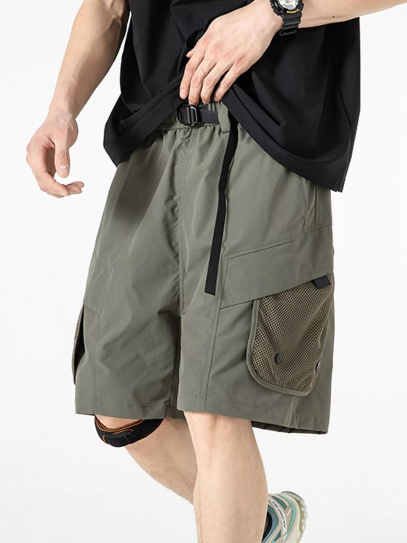 Men's Multi-Pocket Quick-Dry Cargo Shorts