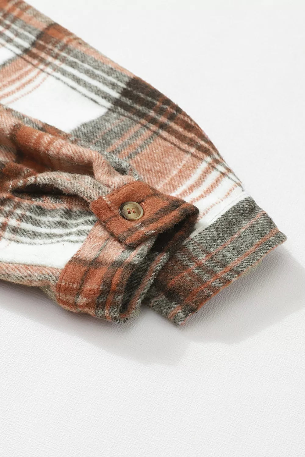 Plaid Button Up Shacket