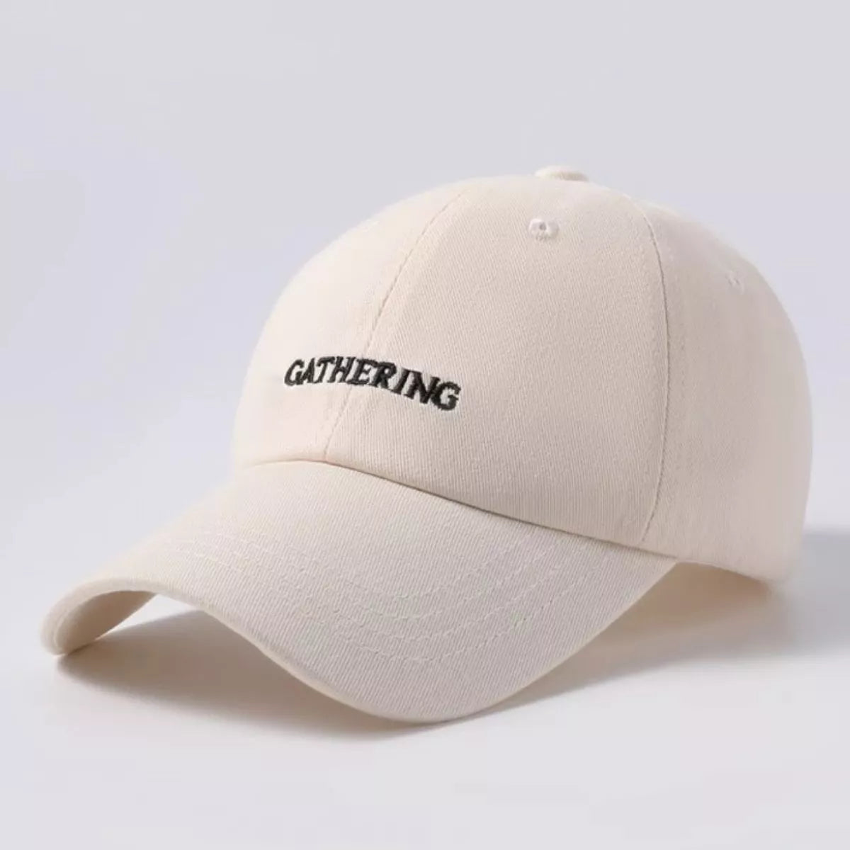 Embroidered Letter Baseball Cap