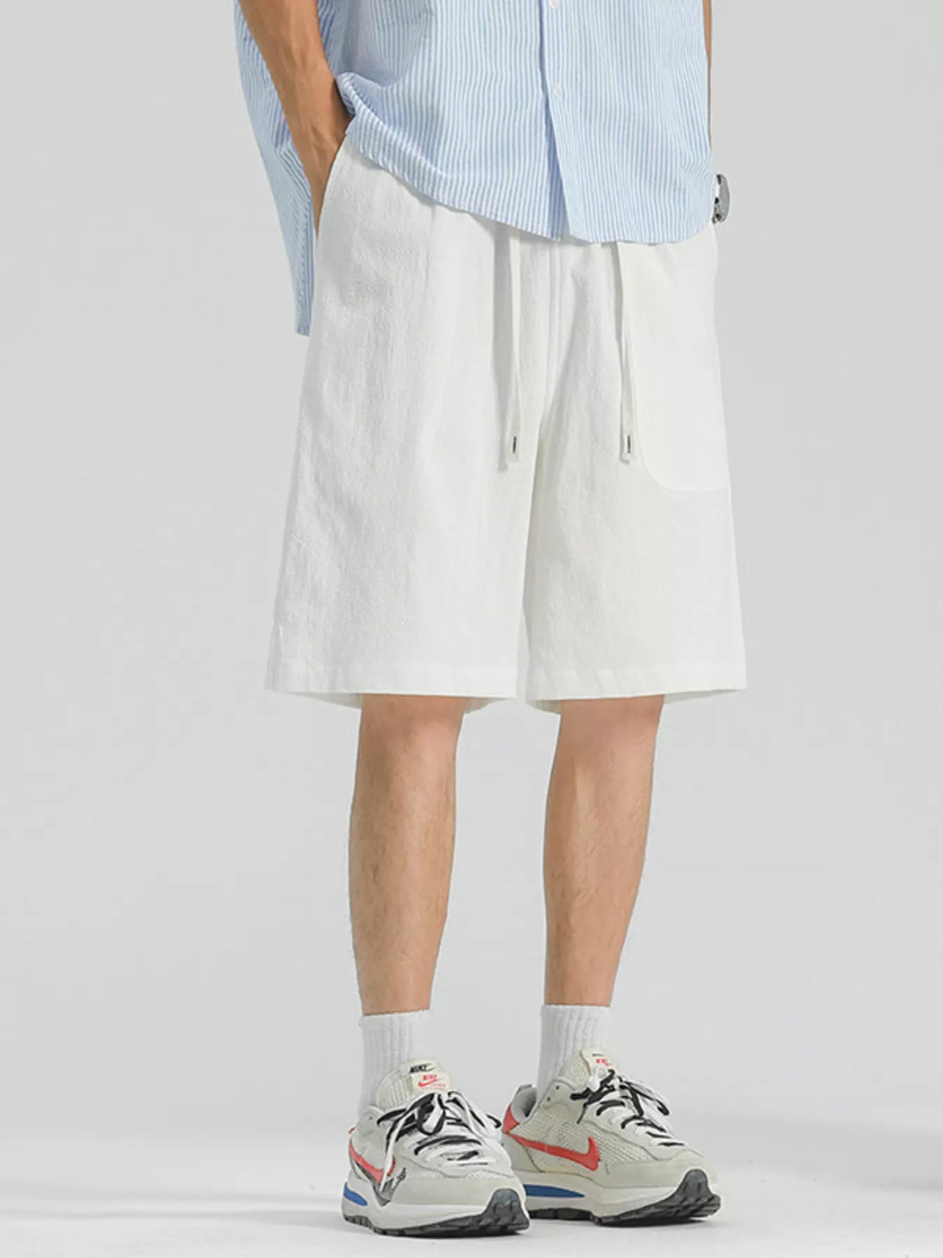 Men's Plus Size Loose Fit Drawstring Shorts