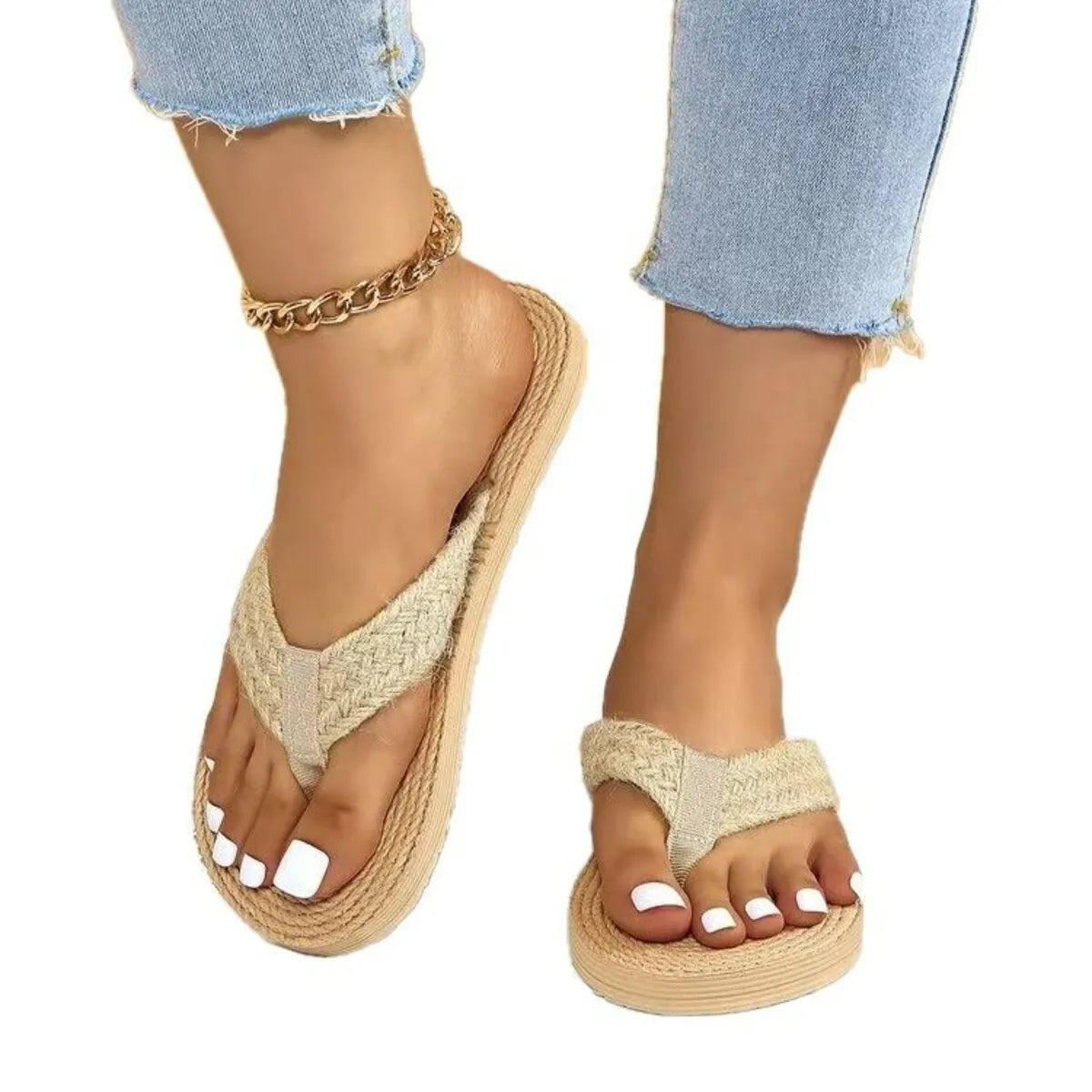 Toe Post Platform Sandals