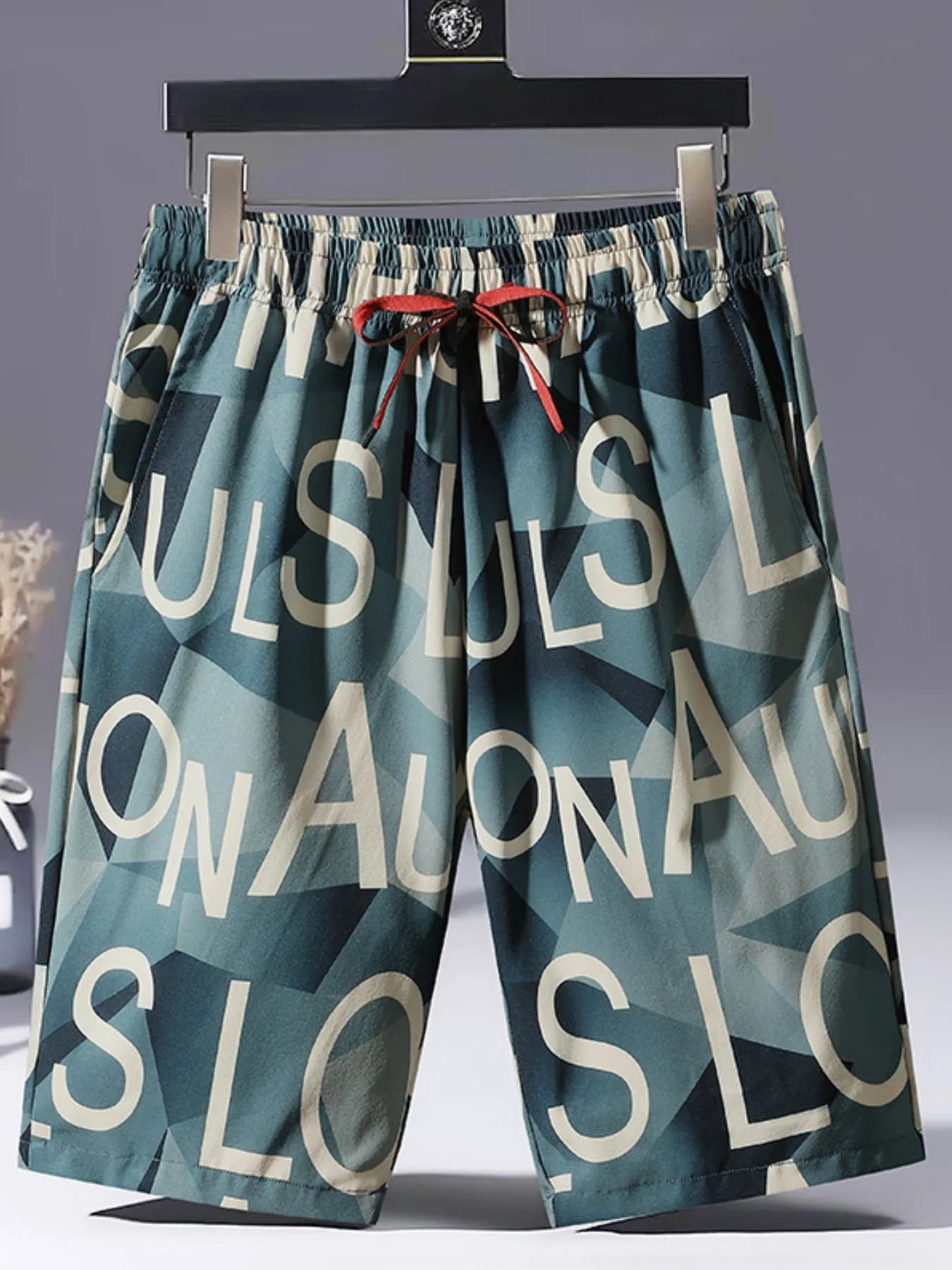 Men's Drawstring Shorts with Pockets