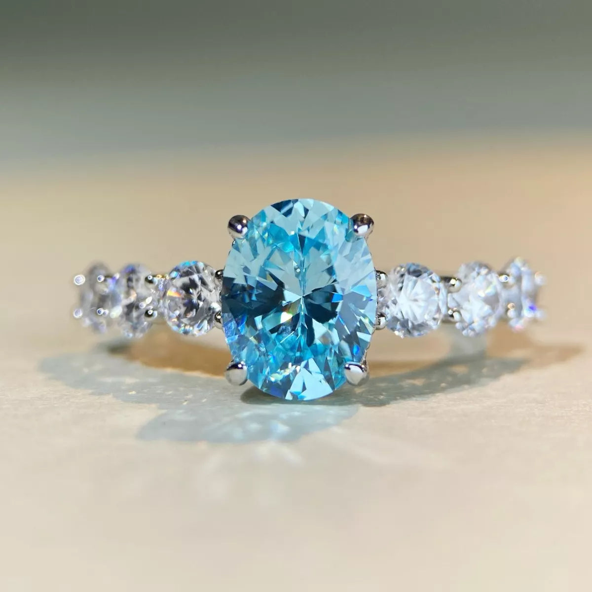 925 Sterling Silver Oval Ring