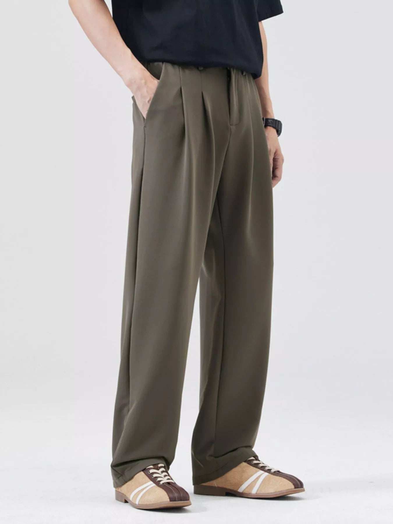 Men's Full Size Relaxed Fit Casual Pants Plus Size