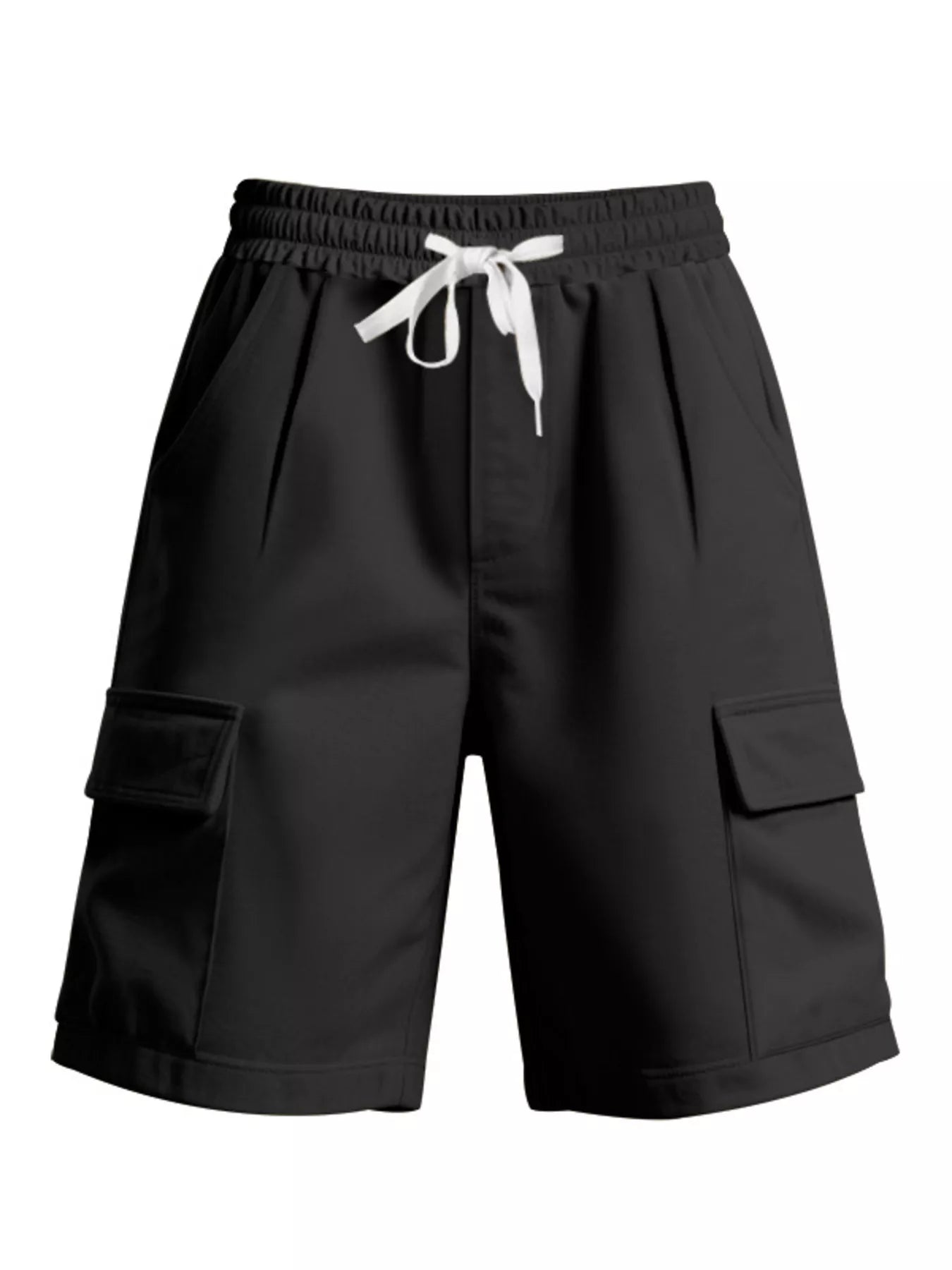 Men's Full Size Drawstring Pocketed Shorts Plus Size