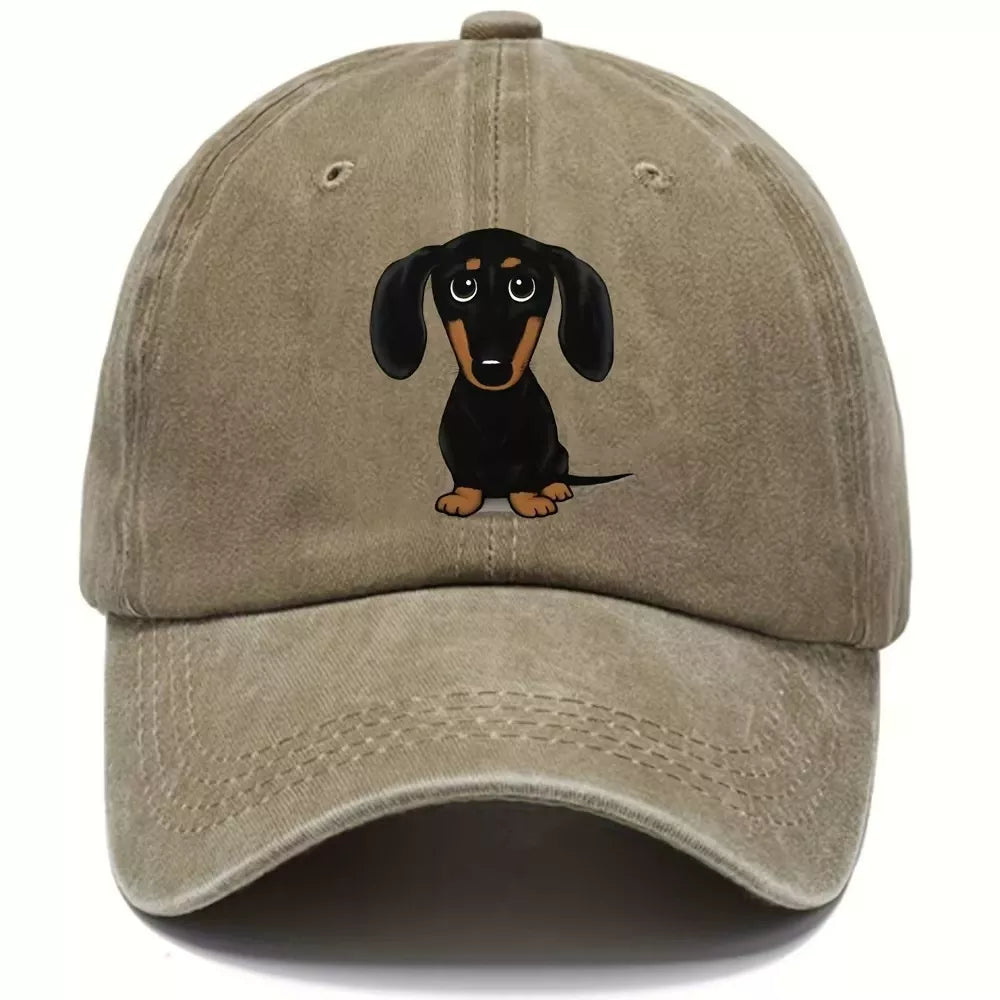 Dog Washed Baseball Cap