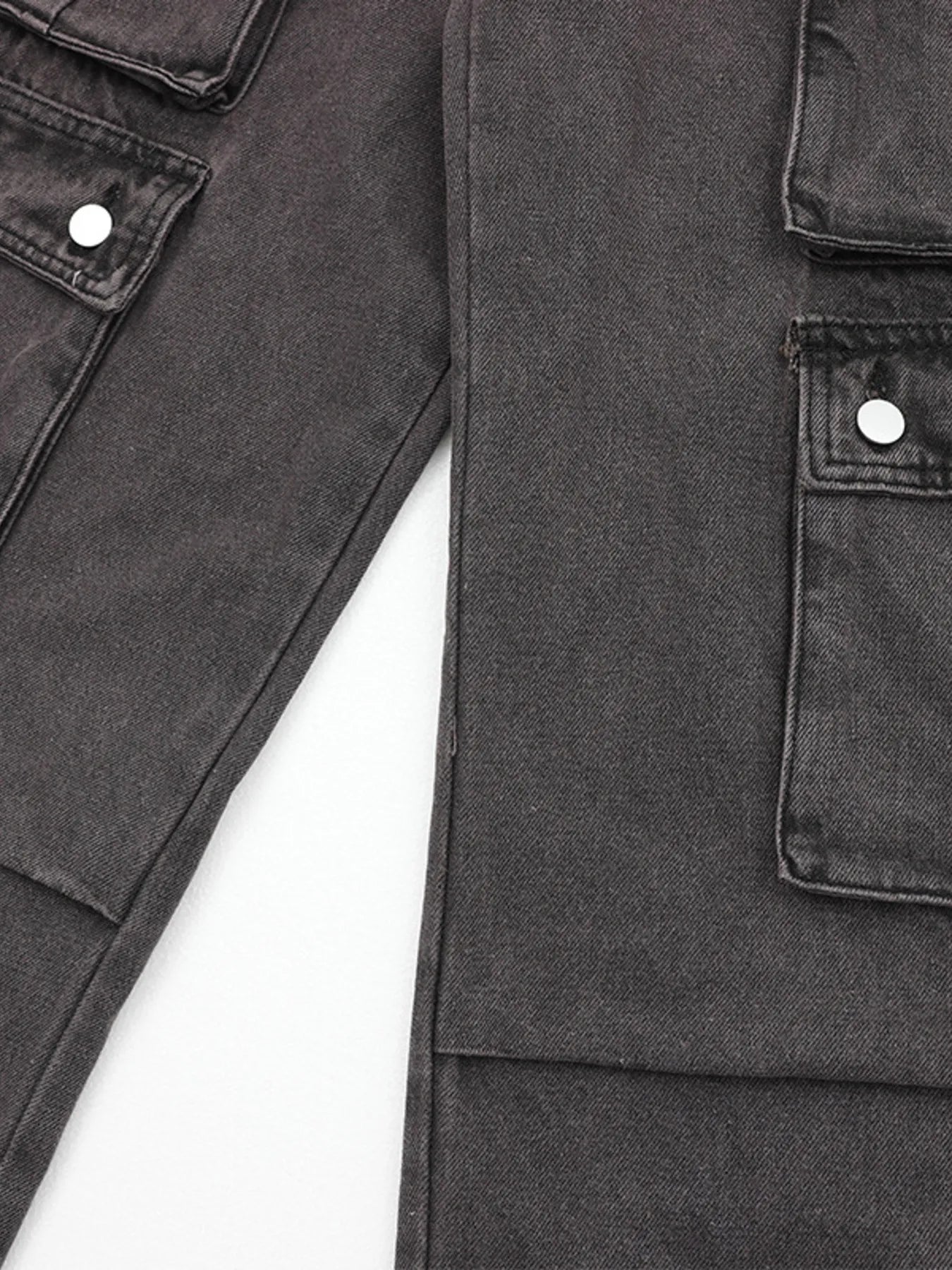 Men's Multi-Pocket Cargo Straight Jeans