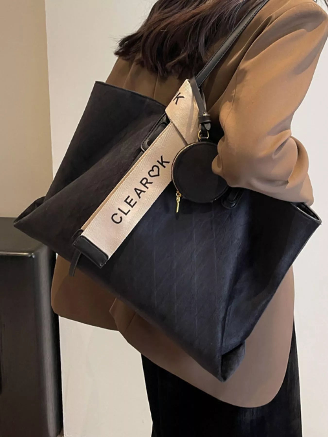 Large Capacity Tote Bag with Coin Purse