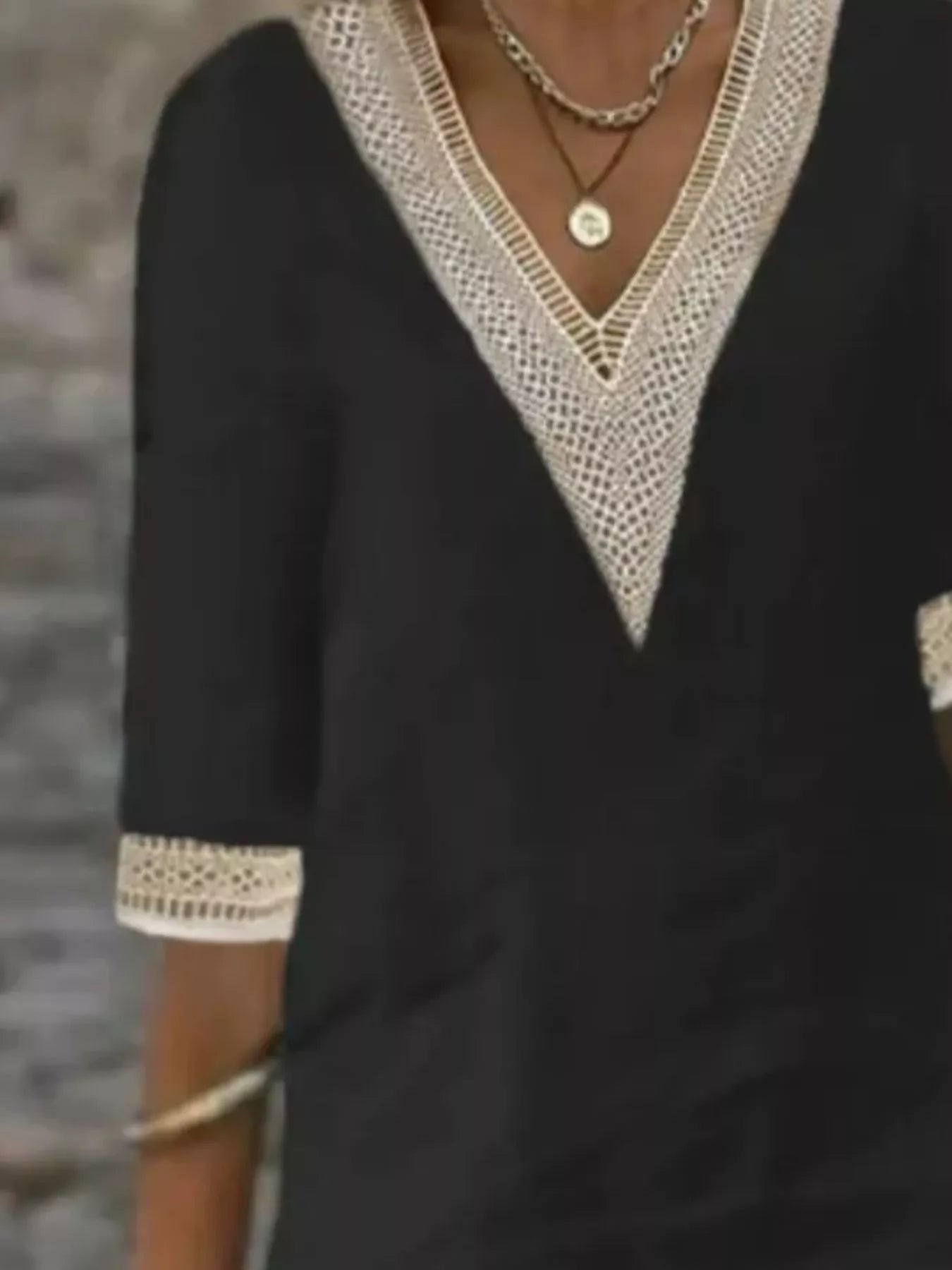 Full Size V-Neck Half Sleeve Dress Plus Size