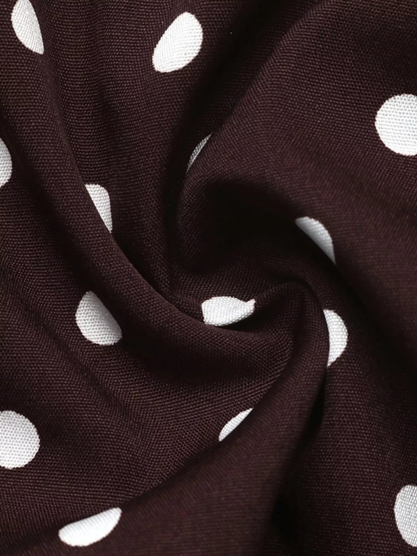 Polka Dot Ruffled V-Neck Bodysuit