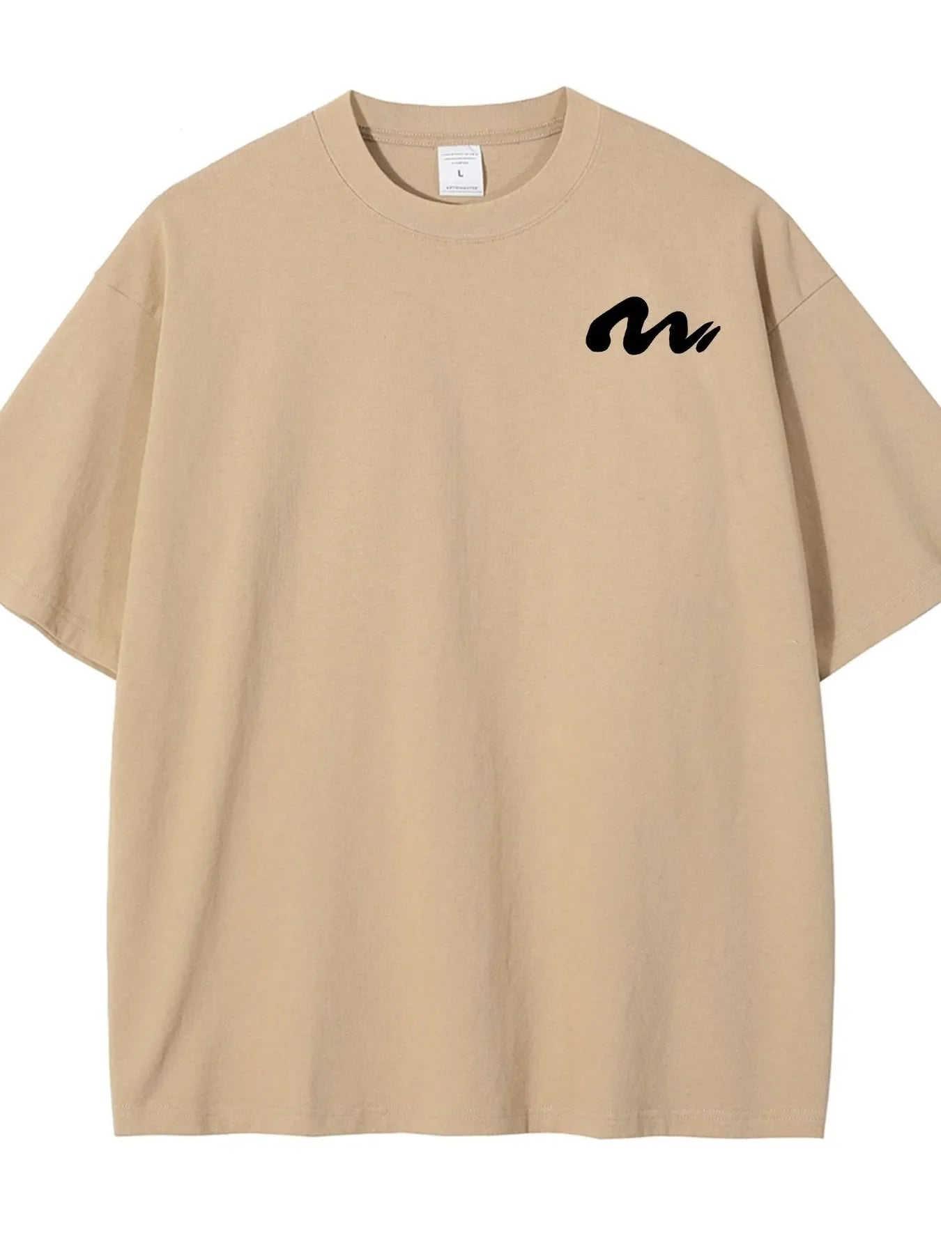 Men's Full Size Round Neck Half Sleeve T-Shirt Plus Size