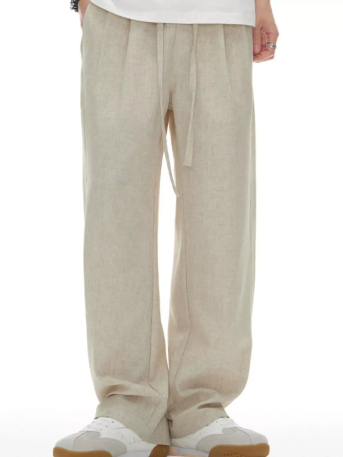 Men's Plus Size Wide Leg Pants