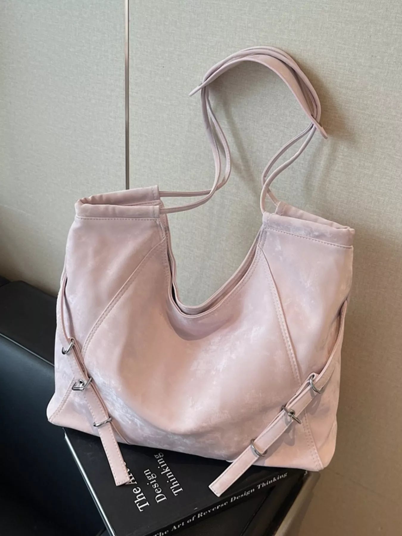 Faux Leather Tote Bag