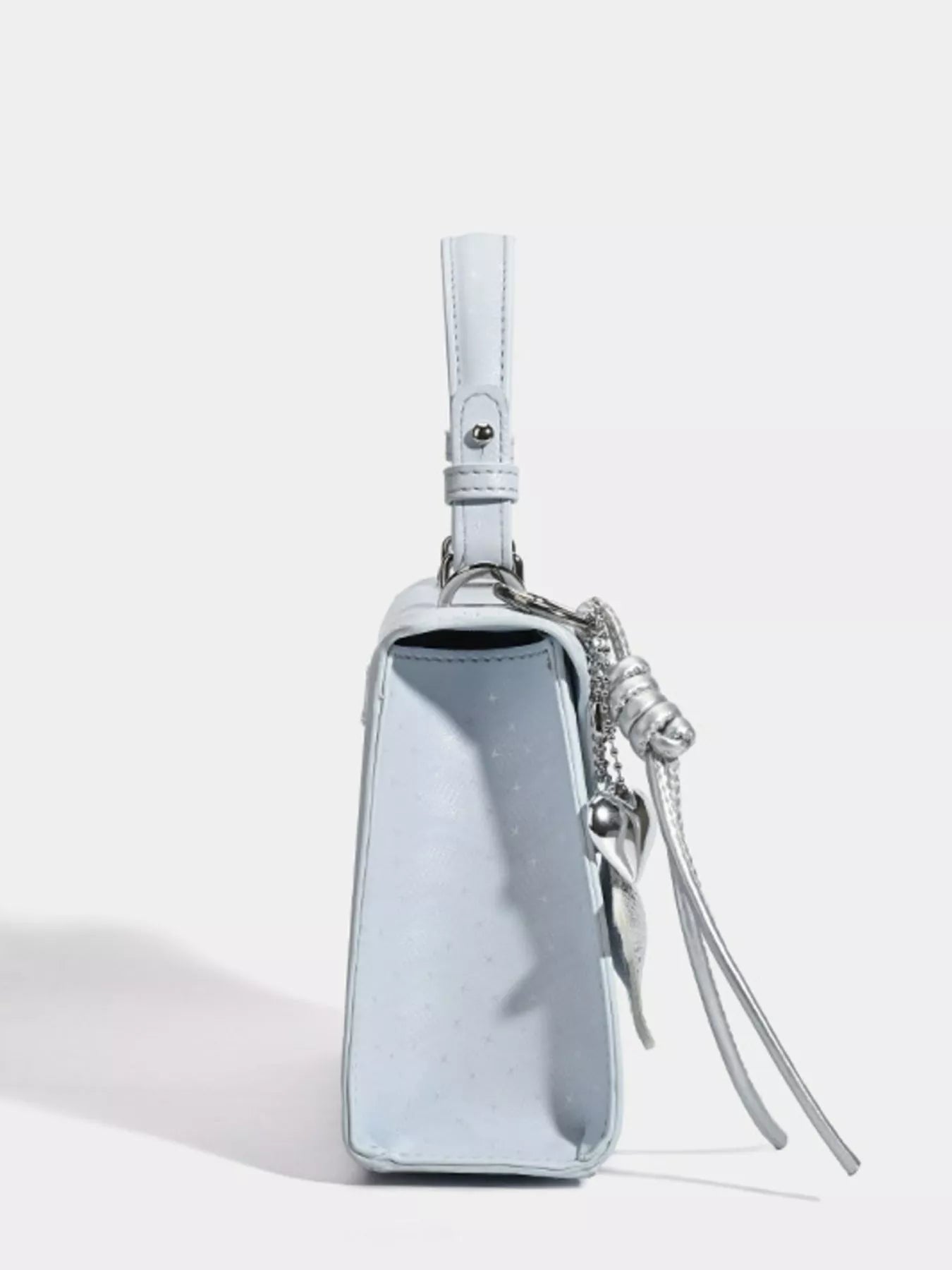 Buckle Leather Handbag