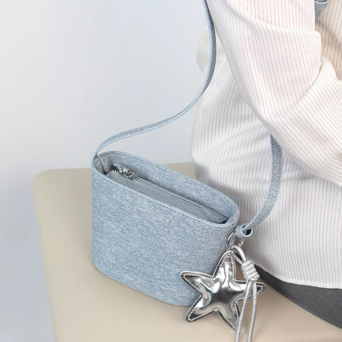 Canvas Bucket Bag