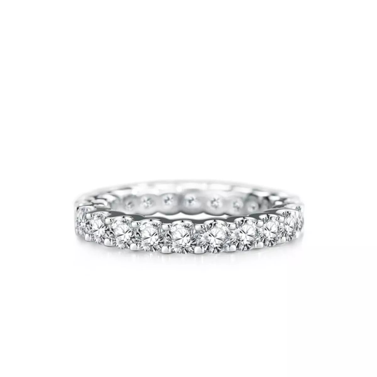 925 Sterling Silver Zircon Ring