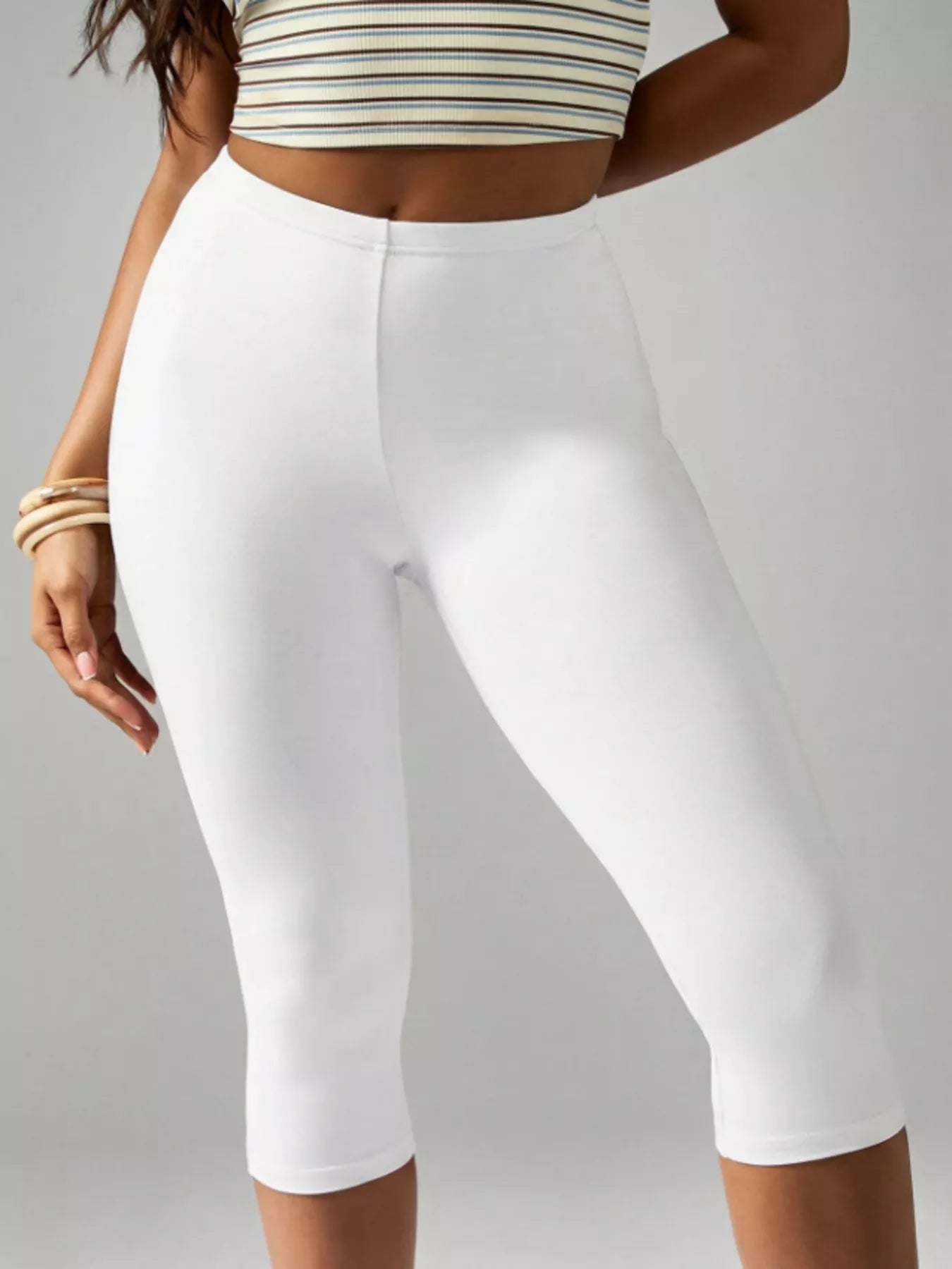 High-Waisted Active Capri Leggings
