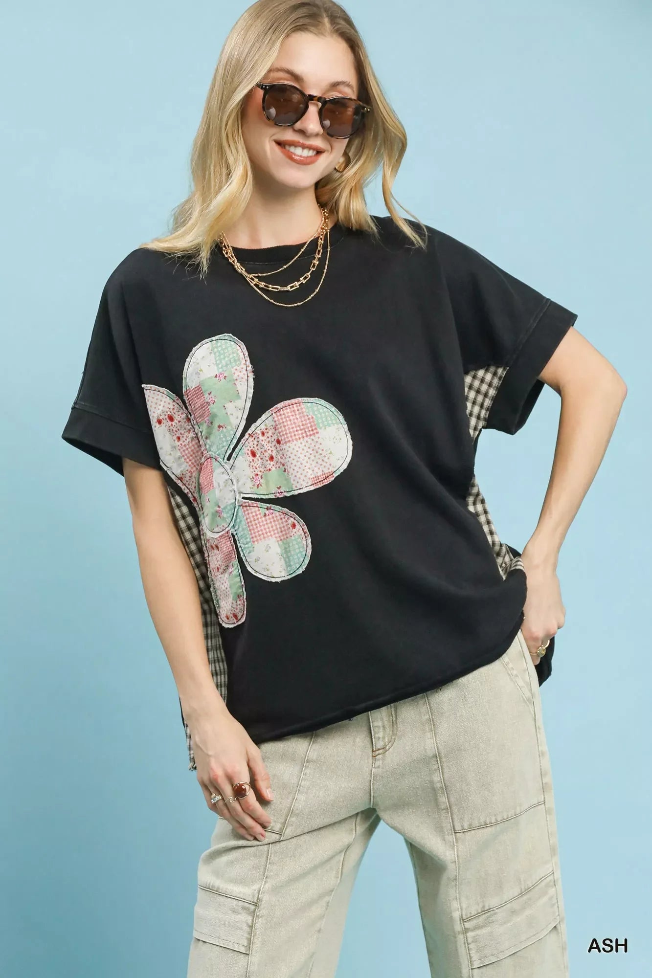 Umgee Mineral Wash French Terry Top