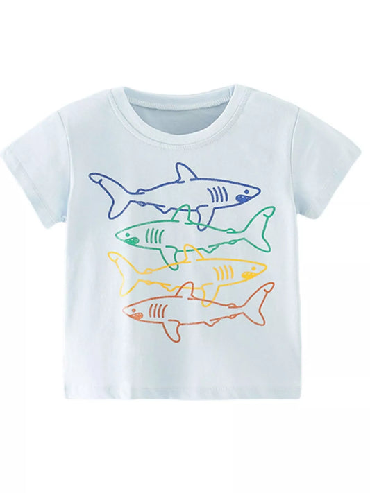 Children's Shark Crew Neck T-Shirt