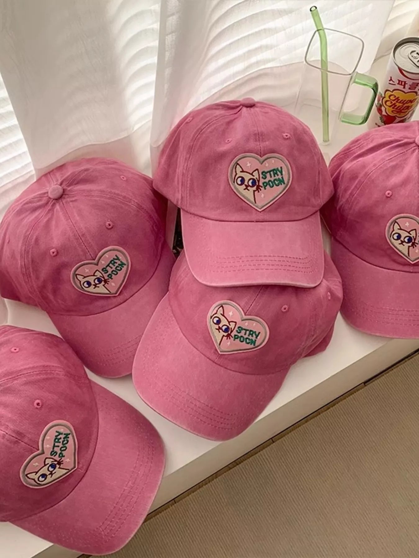 Heart Cat Baseball Cap