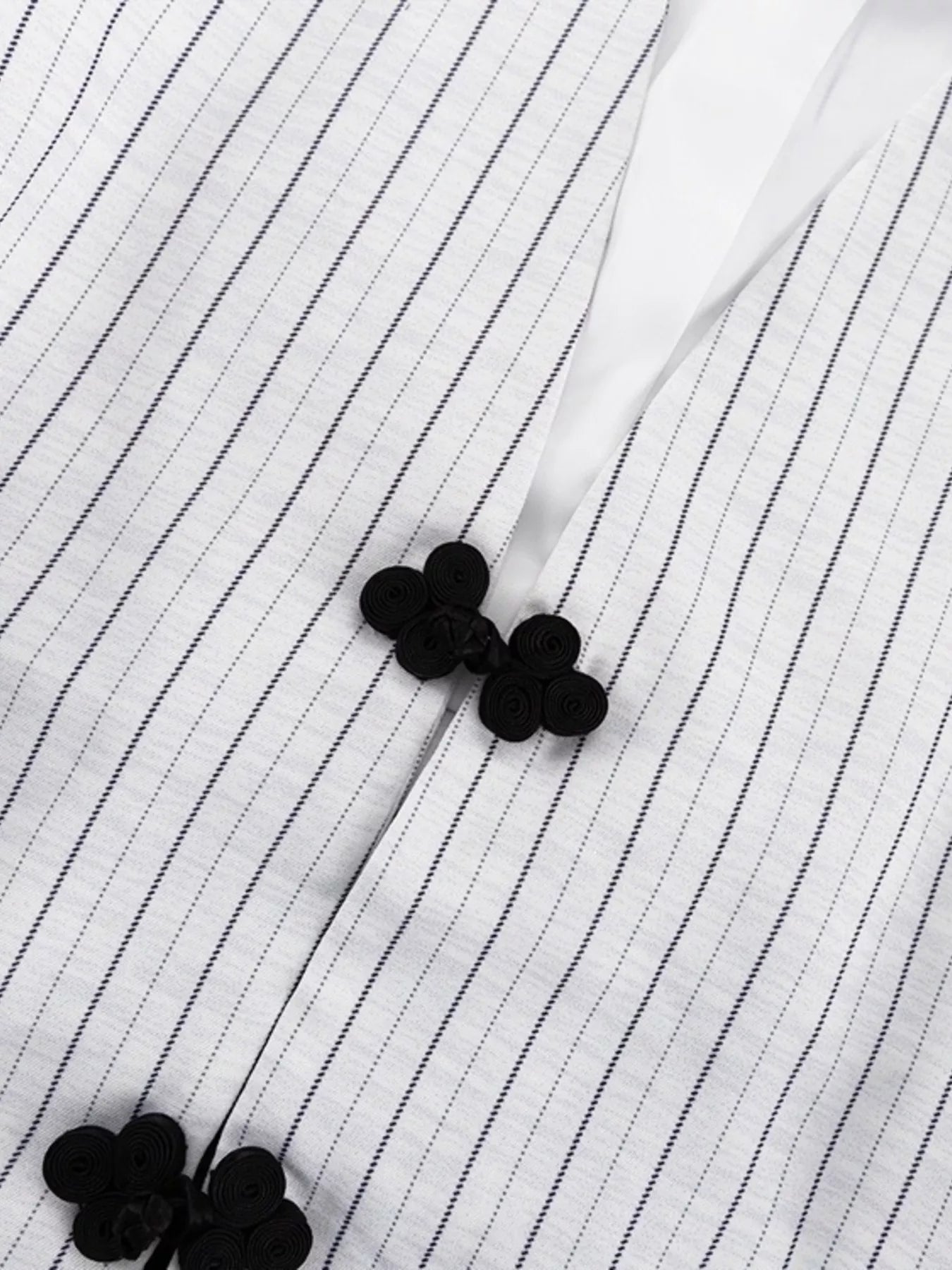 Pinstripe Cropped Blazer and Pleated Shorts Set