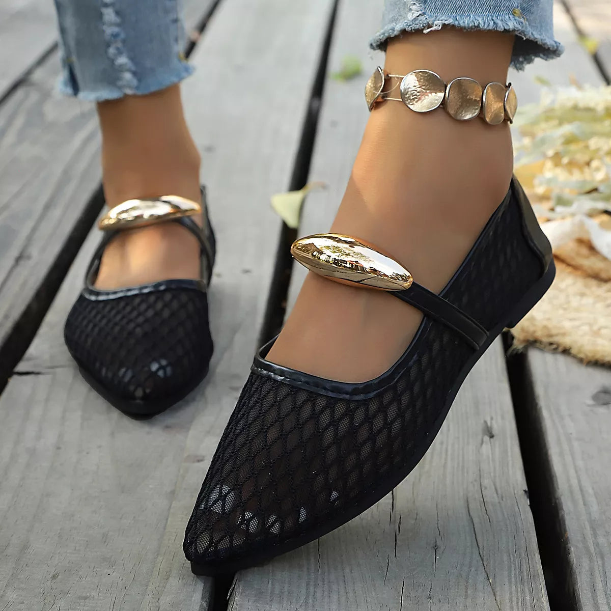 Point Toe Slip-Ons