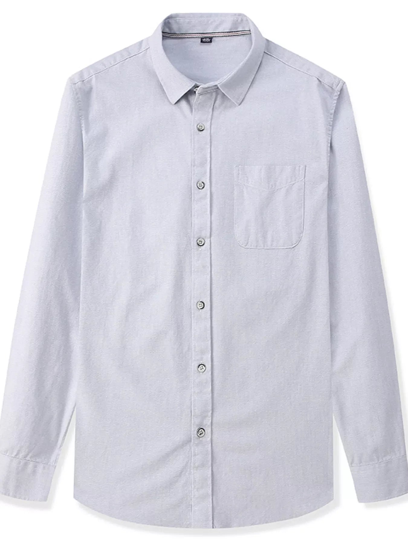 Men's Full Size Casual Long Sleeve Button-Down Shirt Plus Size