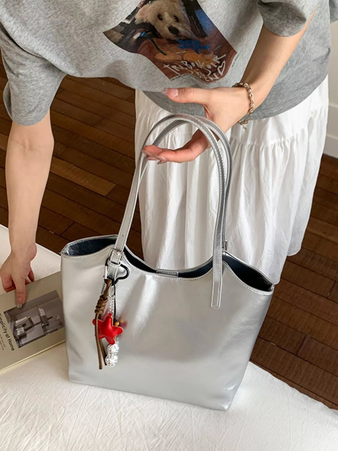 PU Leather Shoulder Bag