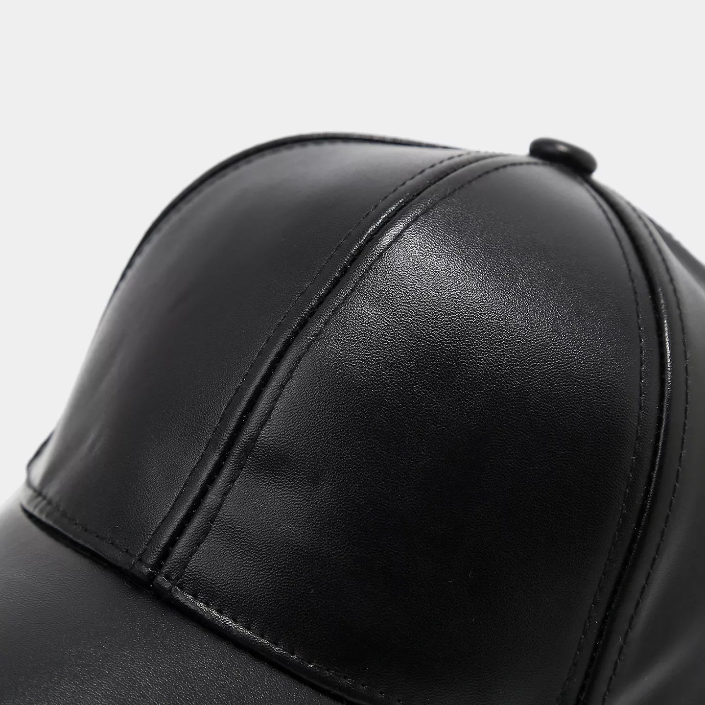 PU Leather Baseball Cap
