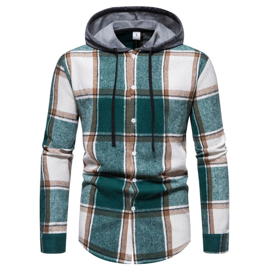Men's Plaid Button Up Shirt