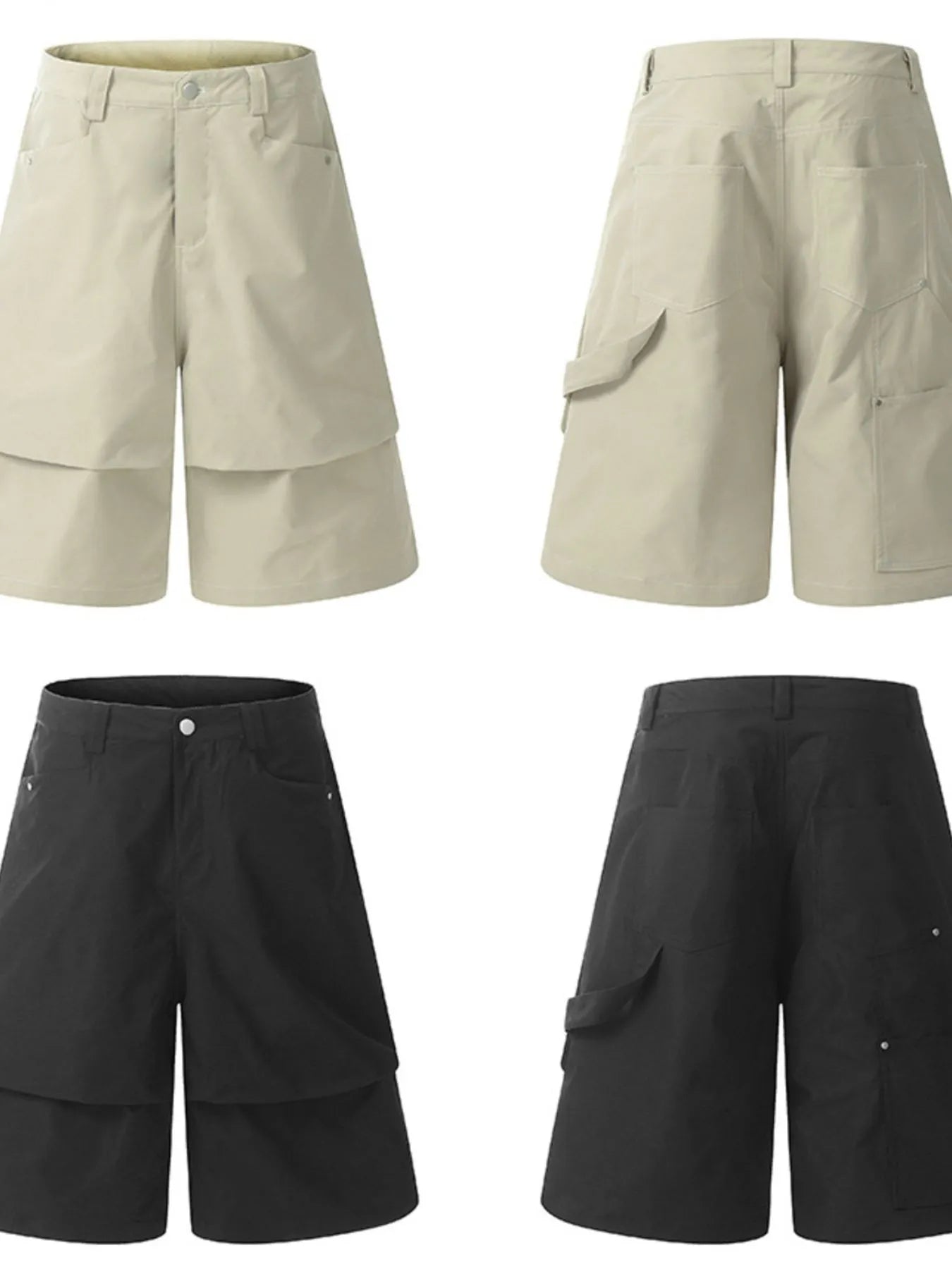 Men's Wide Leg Cargo Shorts