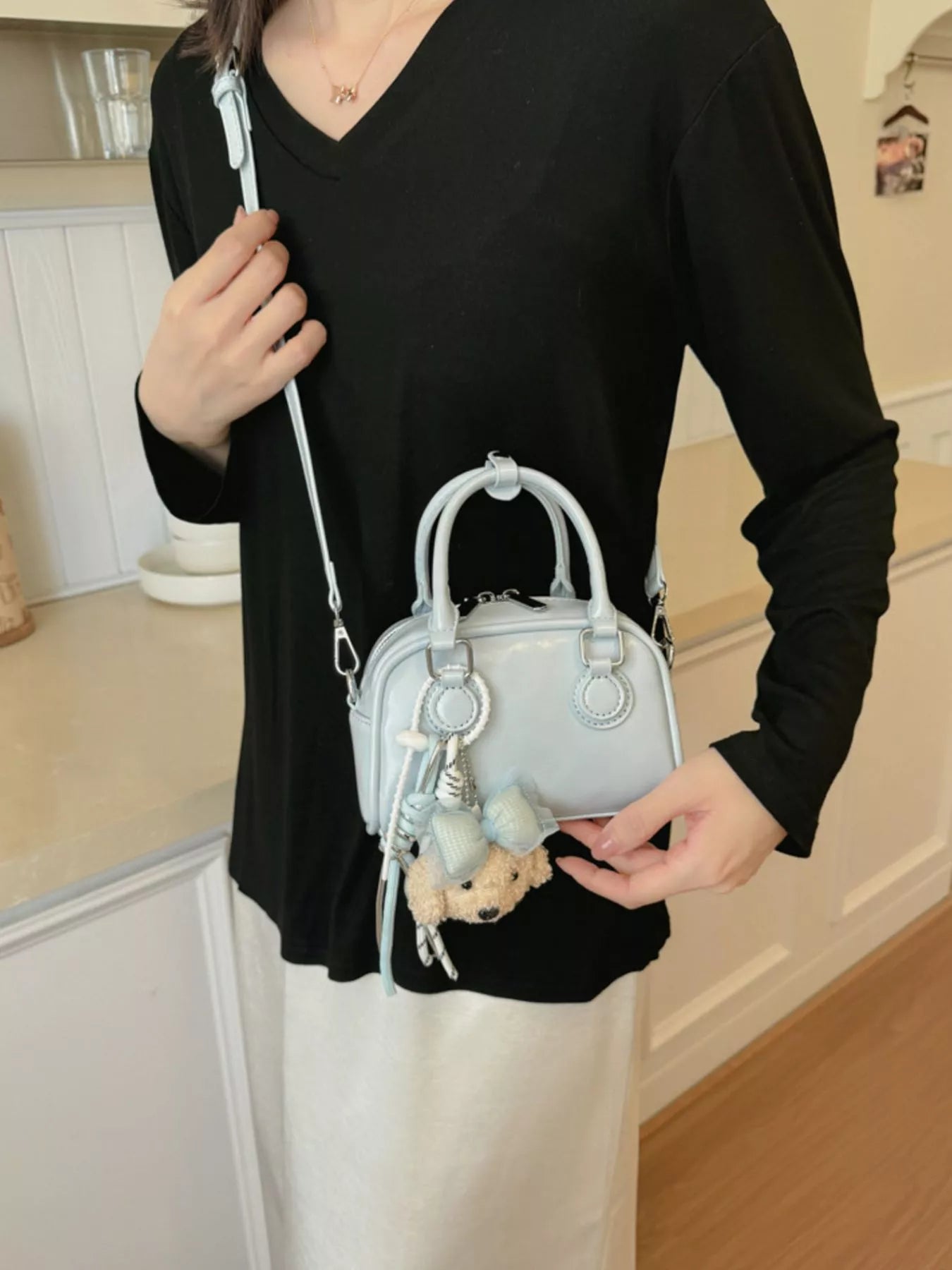 PU Leather Mini Crossbody Bag