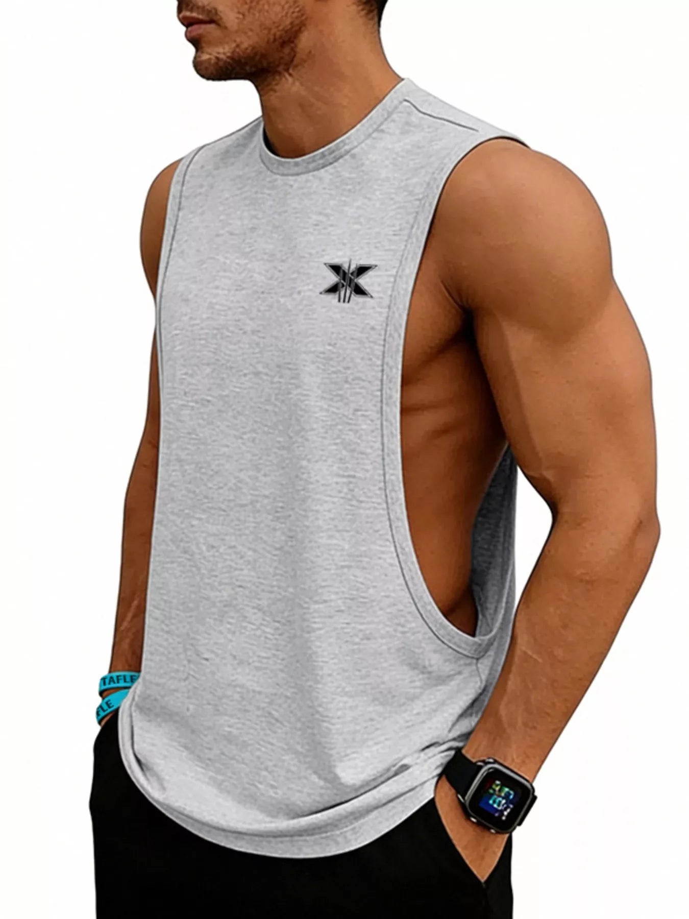 Men's Full Size Round Neck Tank Plus Size