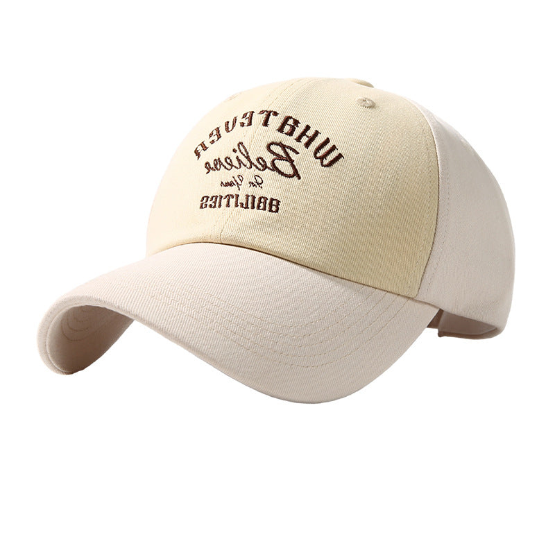 Two-Tone Embroidered Baseball Cap