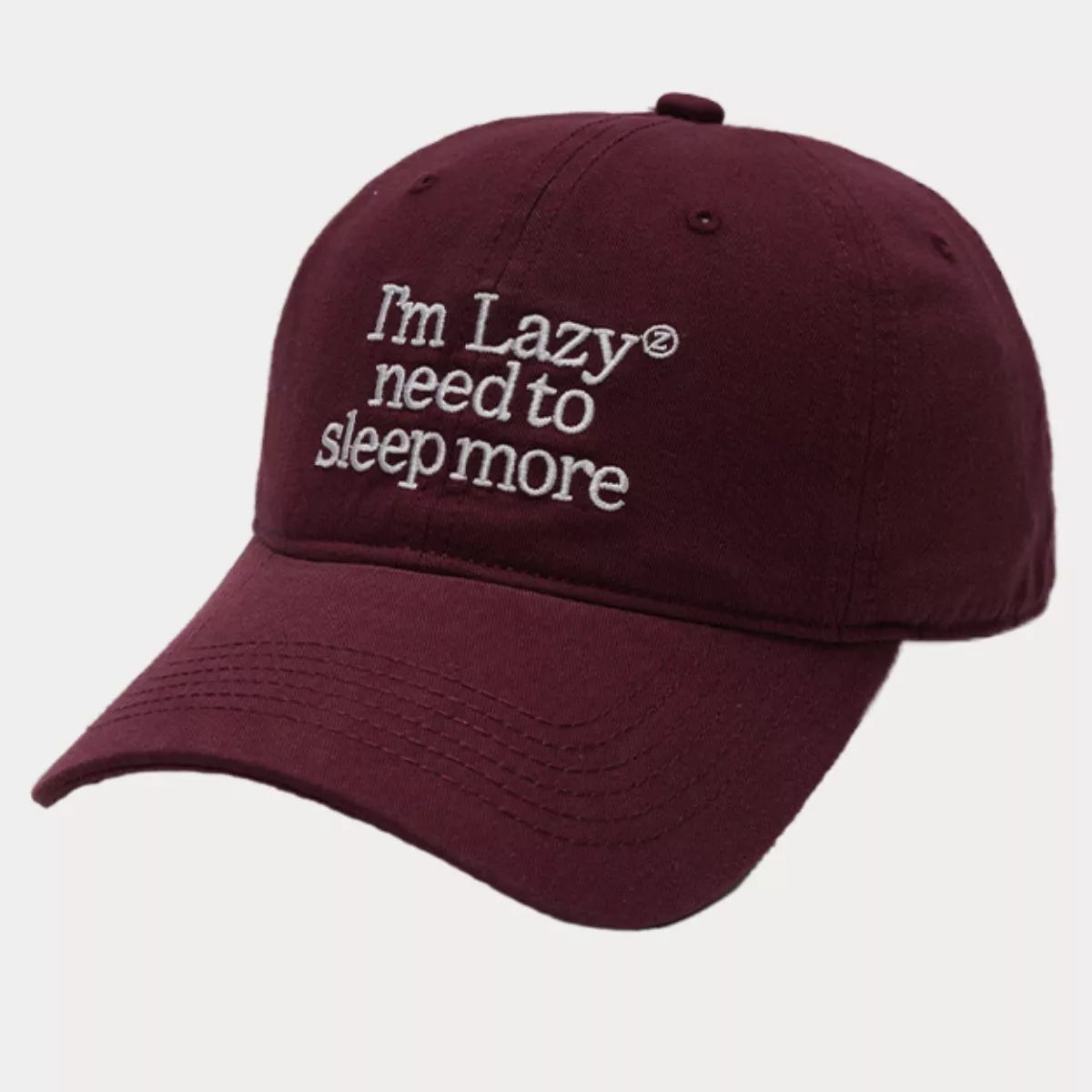 Embroidered Slogan Baseball Cap