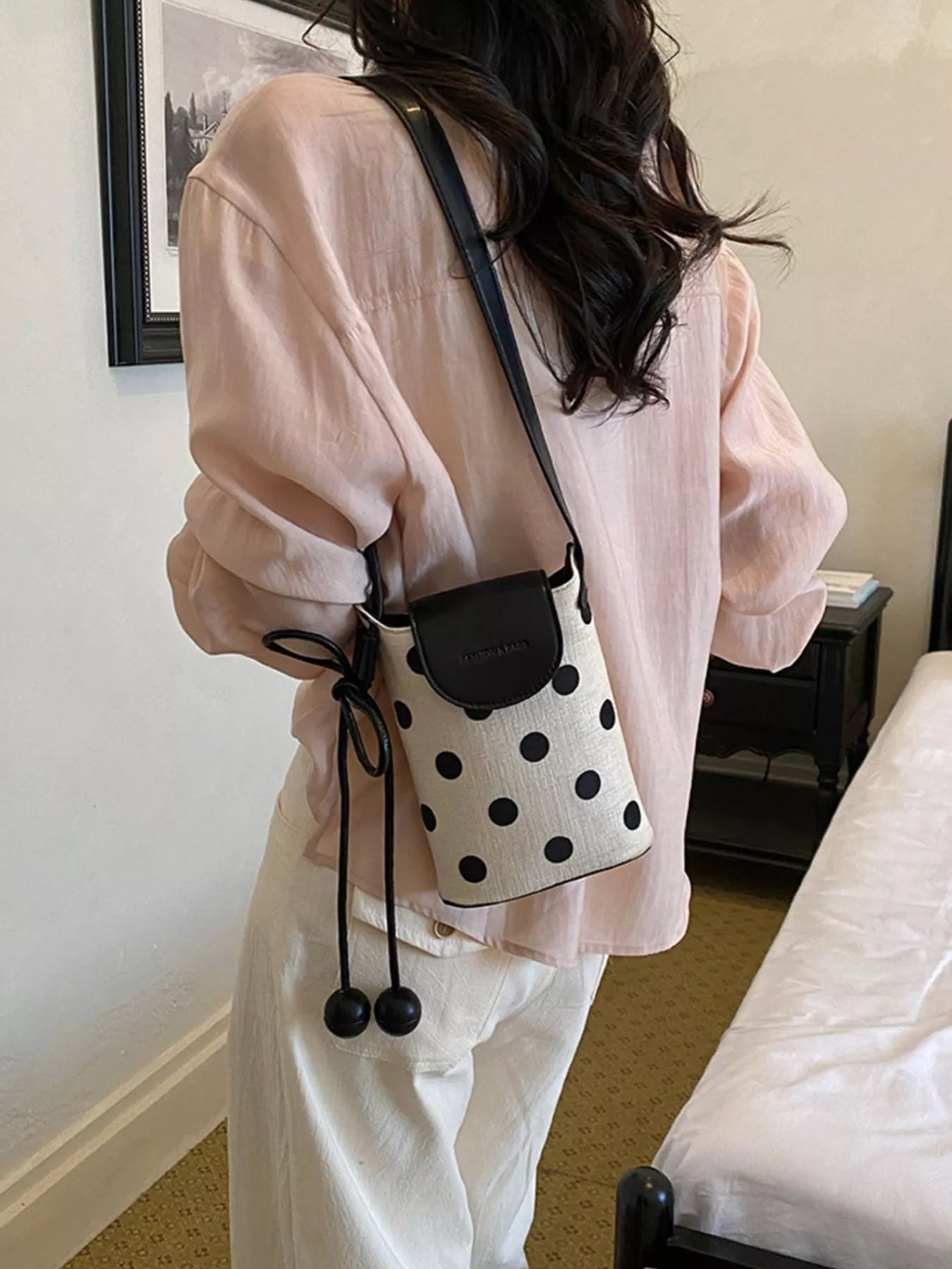 Polka Dot Crossbody Bag
