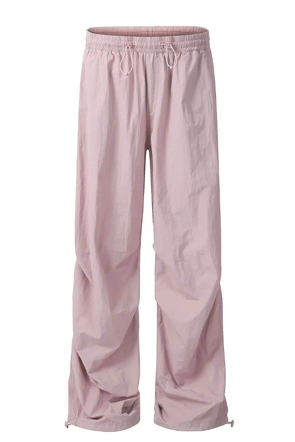 Men's Drawstring Wide-Leg Pants