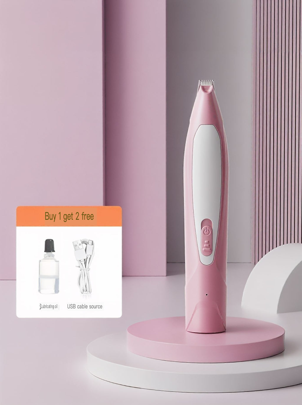 LED Pet Paw Trimmer Rechargeable Low Noise