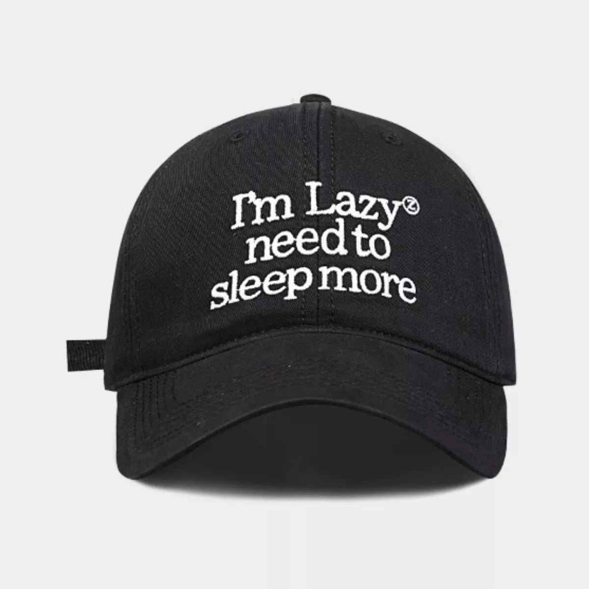 Embroidered Slogan Baseball Cap