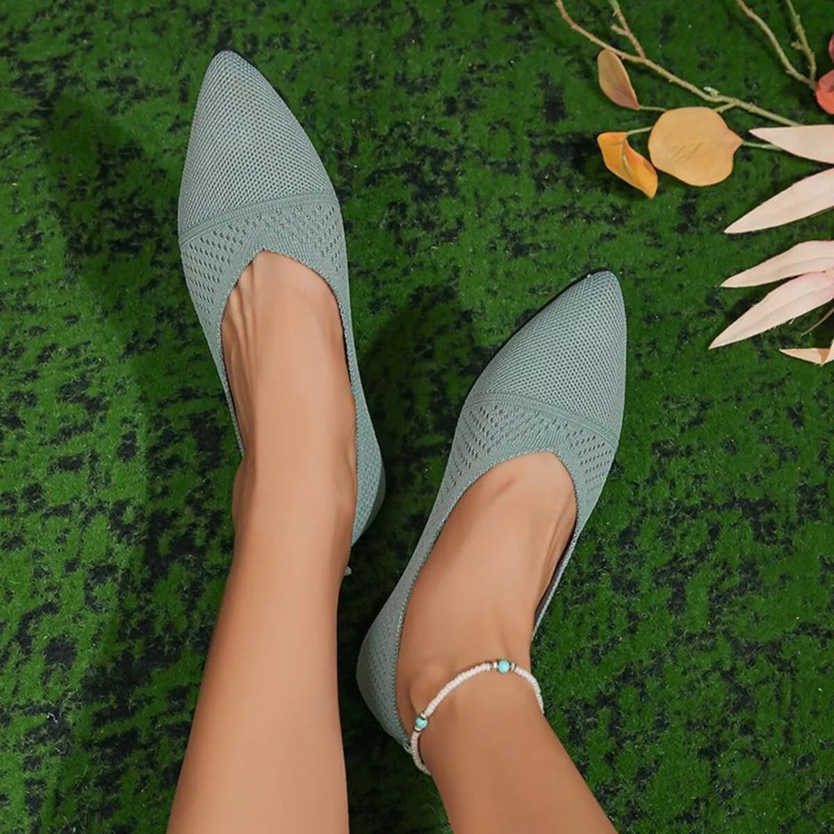 Point Toe Flats Slip-Ons