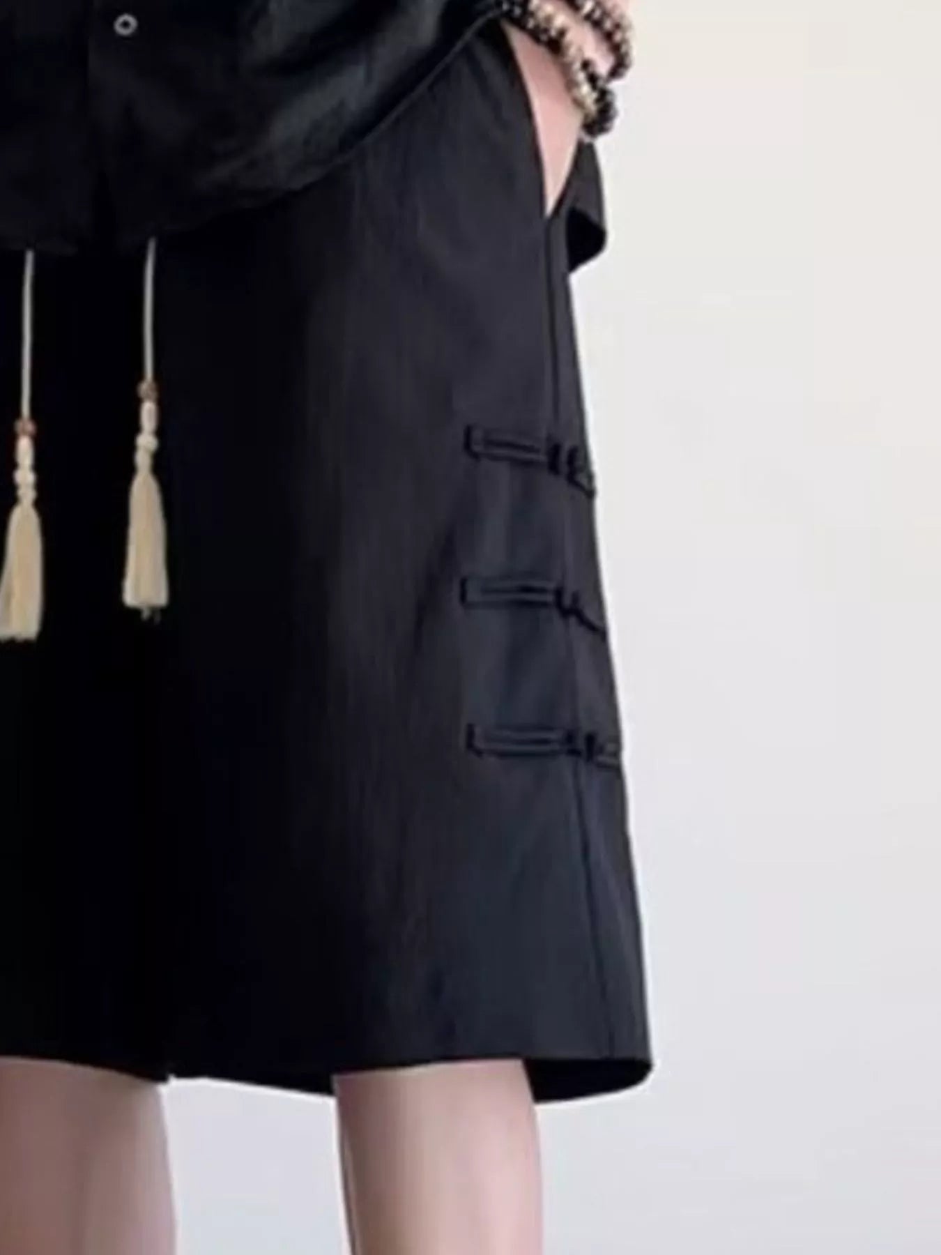Men's Plus Size Wide-Leg Shorts