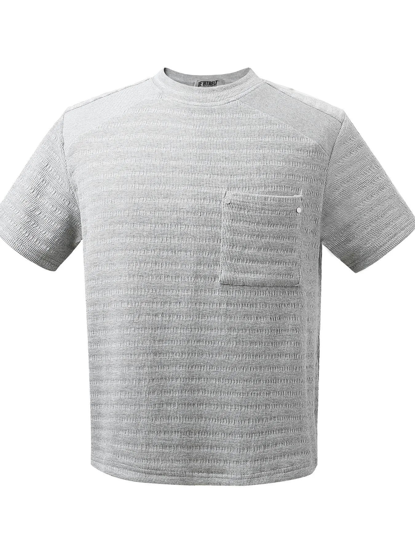 Men's Basic style Round Neck Solid T-Shirt